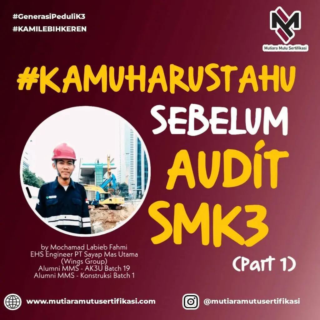Tahapan untuk melakukan Audit SMK3