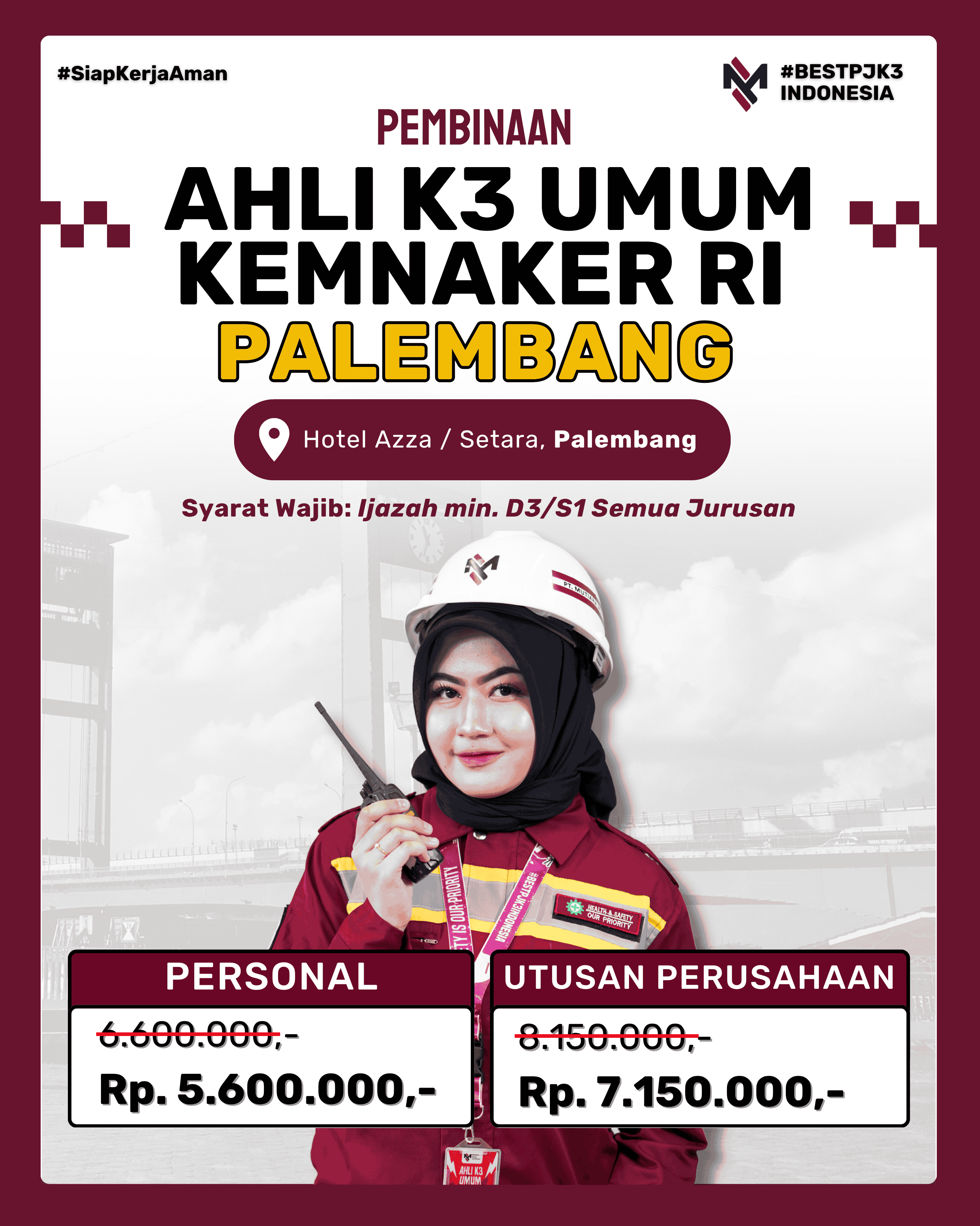 AK3U KEMNAKER PALEMBANG