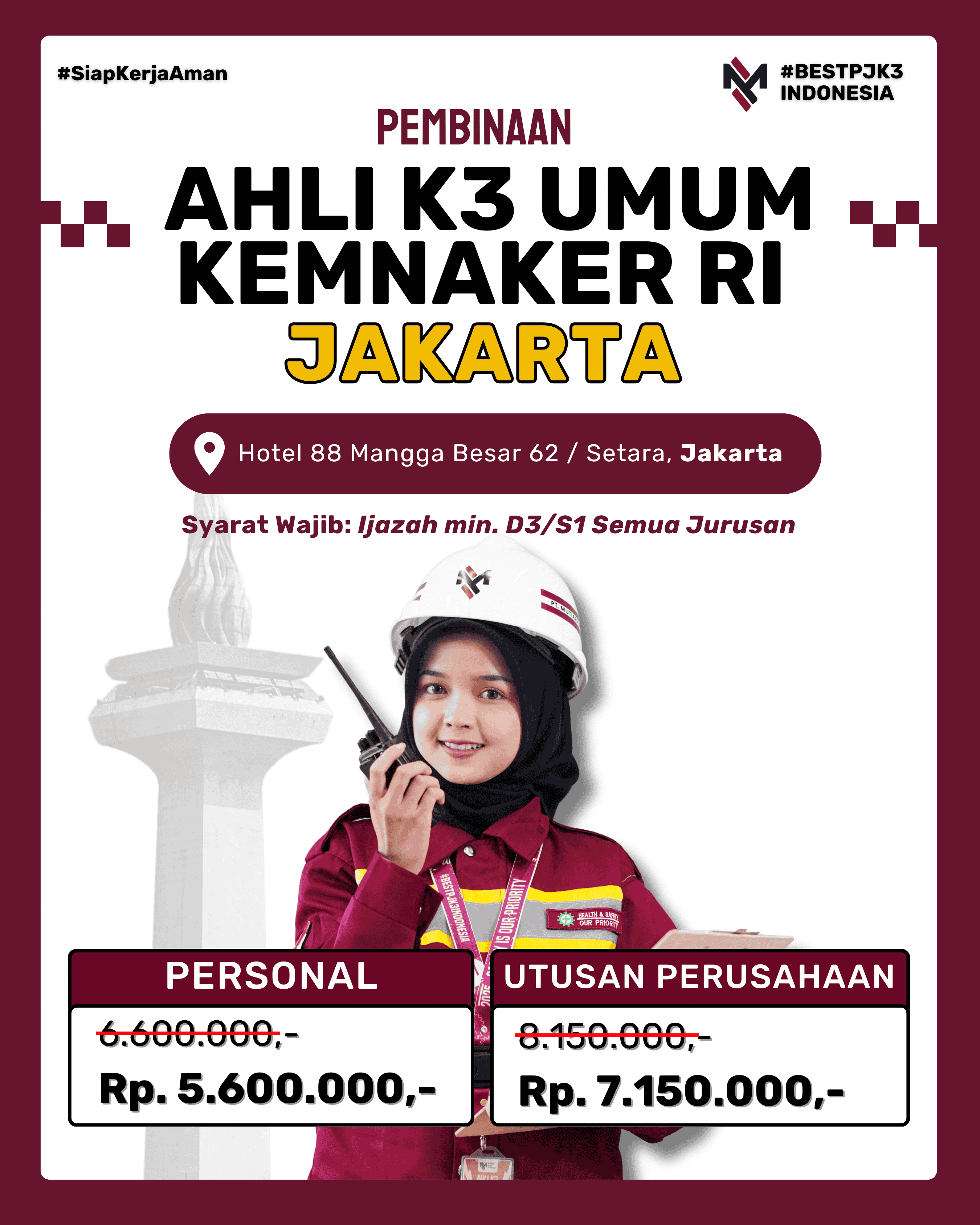 AK3U KEMNAKER JAKARTA