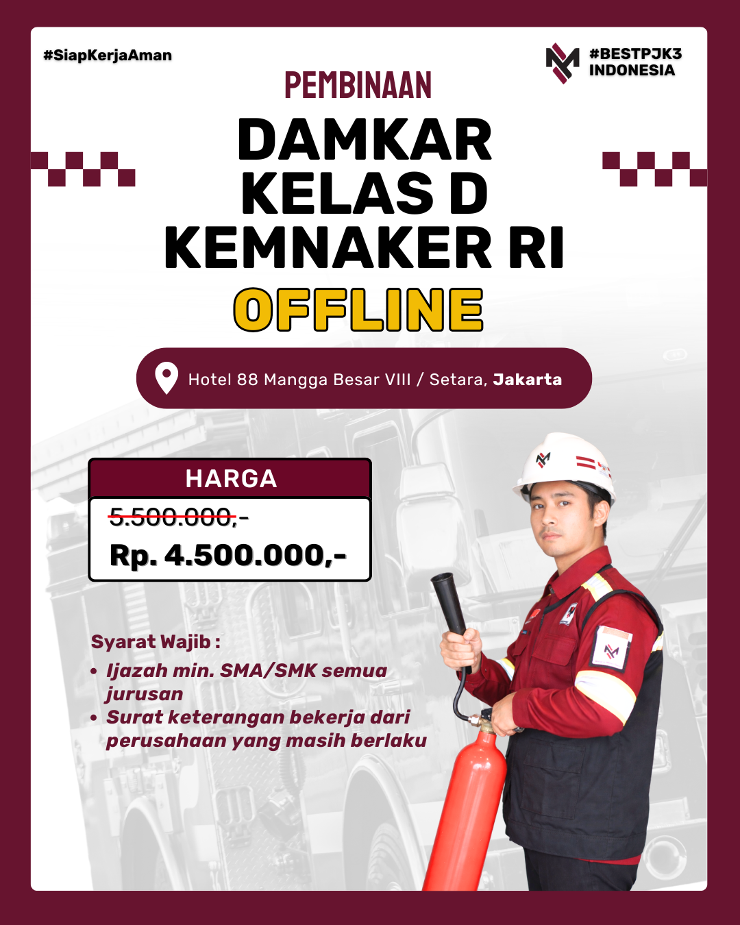 K3 KEBAKARAN KELAS D