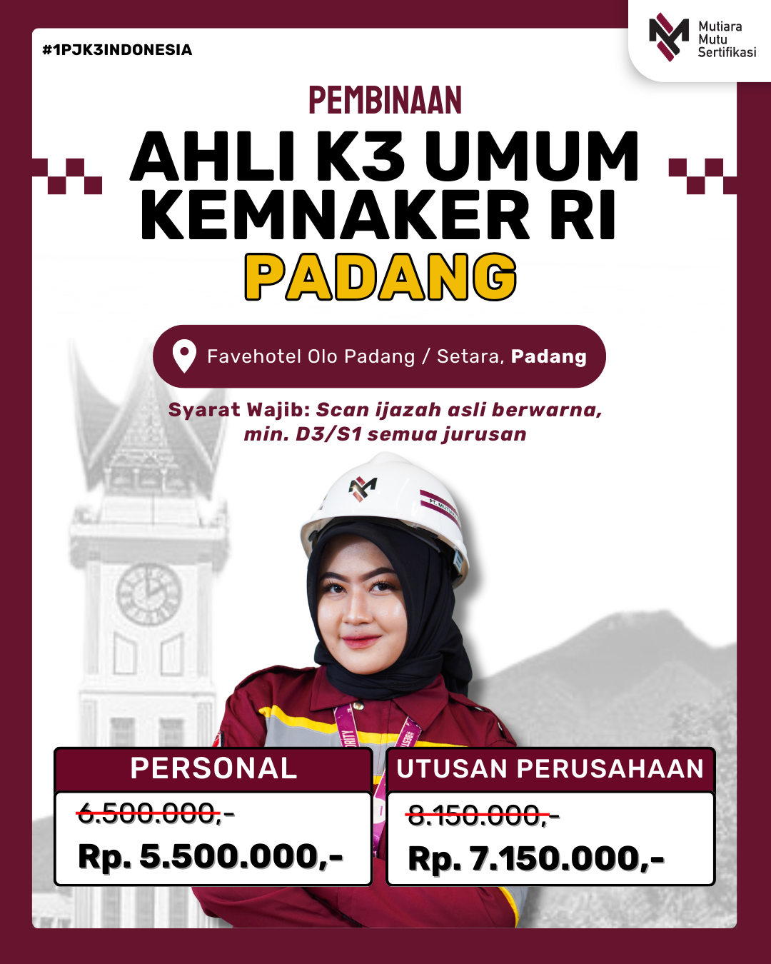 AK3U PADANG KEMNAKER