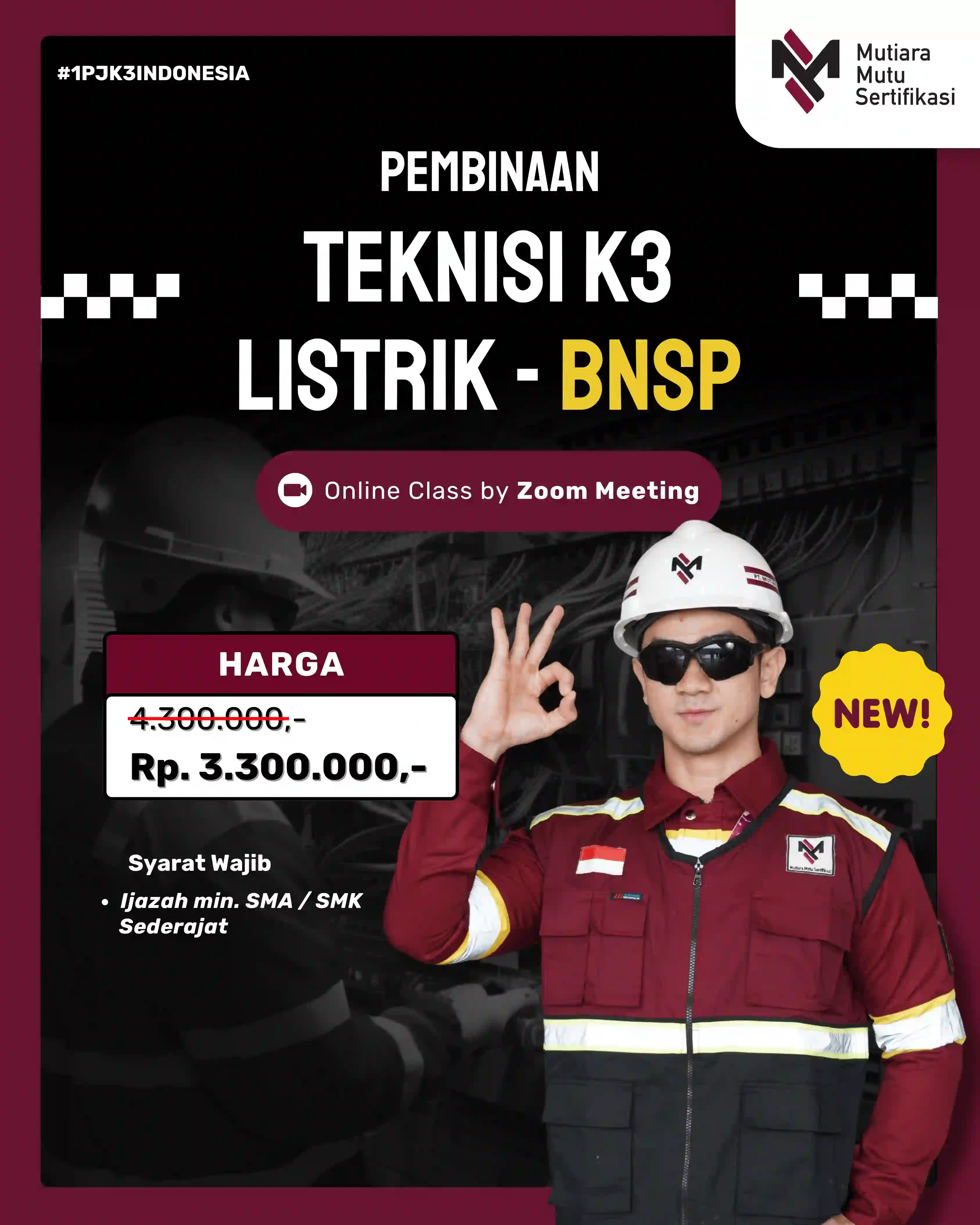 TEKNISI K3 LISTRIK BNSP