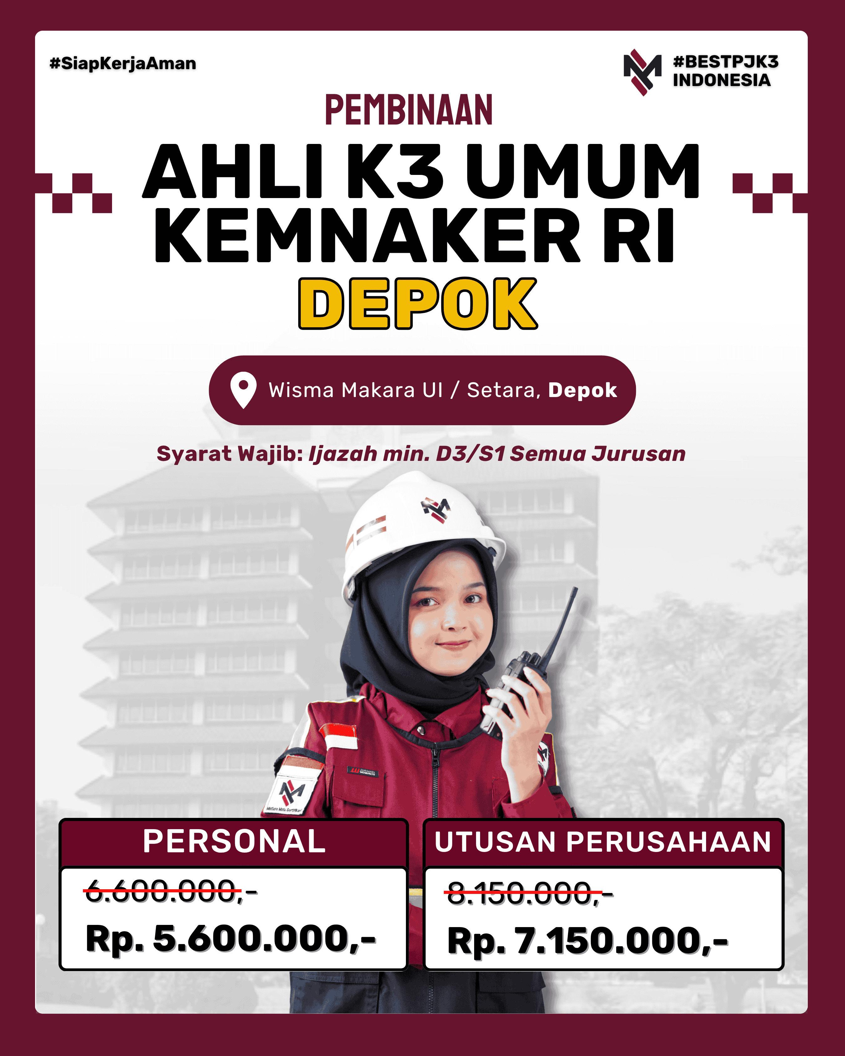 AK3U KEMNAKER DEPOK
