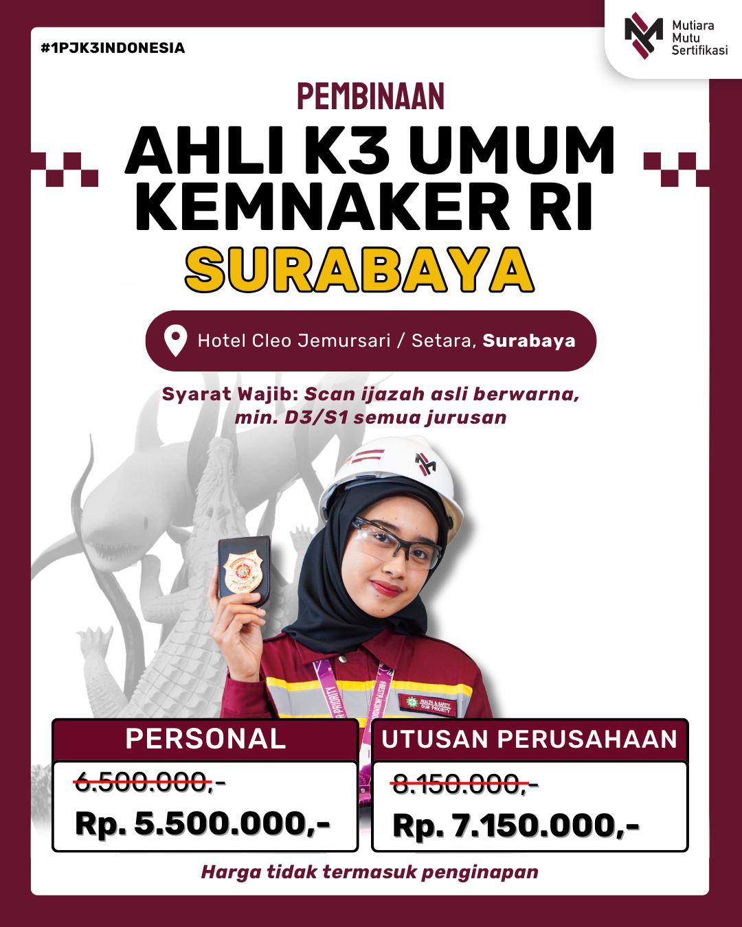 AK3U KEMNAKER SURABAYA