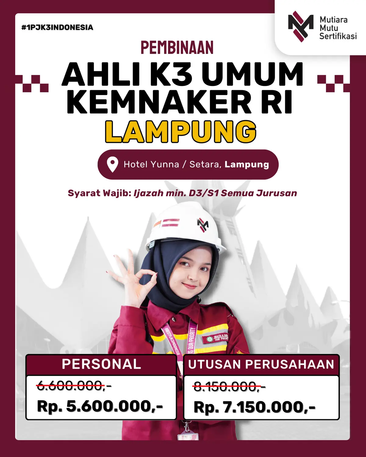 AK3U LAMPUNG KEMNAKER