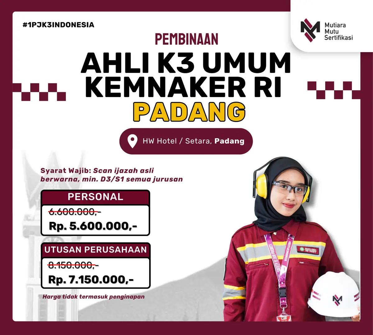 AK3U PADANG KEMNAKER