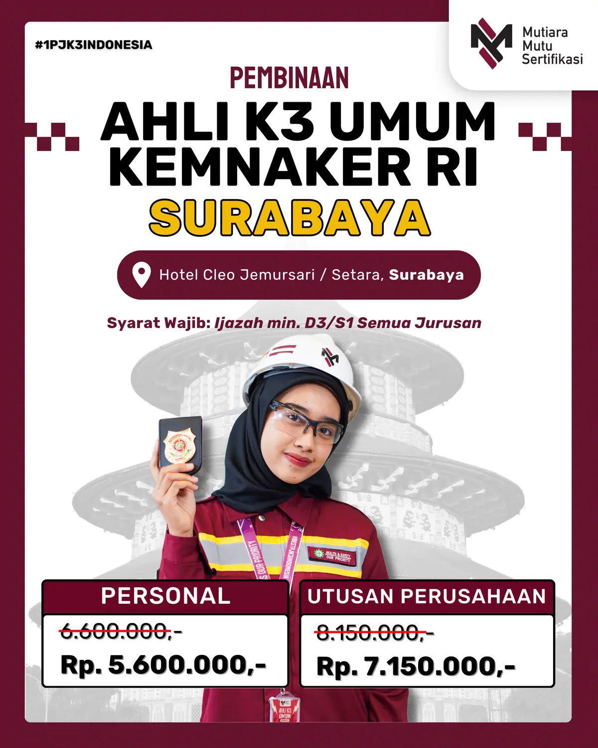 AK3U KEMNAKER SURABAYA