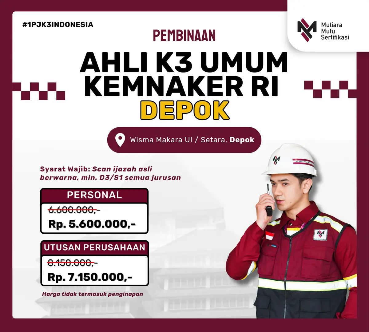 AK3U KEMNAKER DEPOK