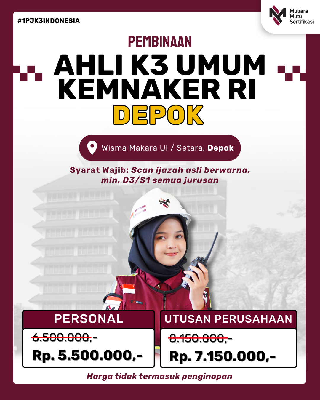 AK3U KEMNAKER DEPOK