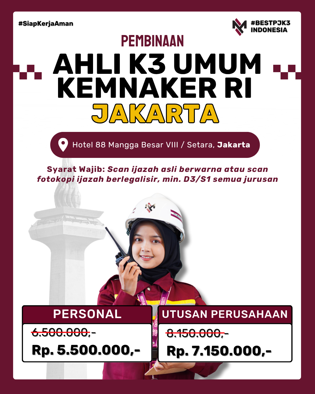 AK3U KEMNAKER JAKARTA