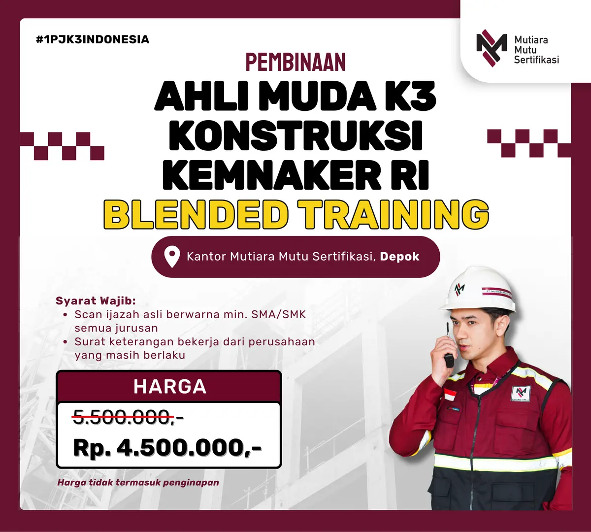 AHLI MUDA K3 KONSTRUKSI