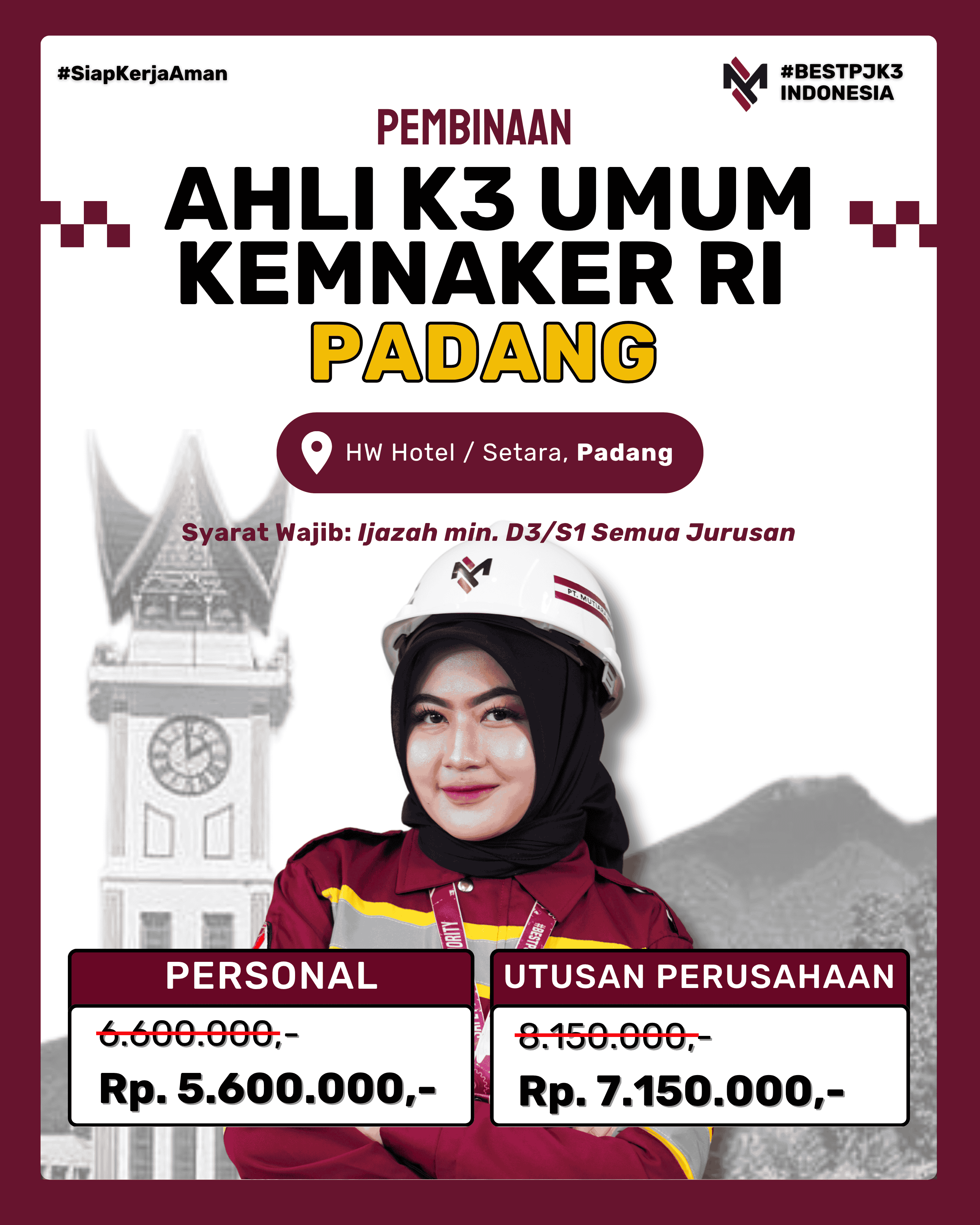 AK3U PADANG KEMNAKER
