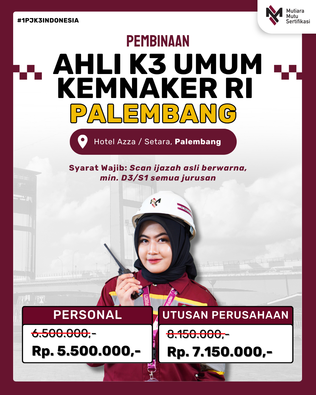 AK3U KEMNAKER PALEMBANG