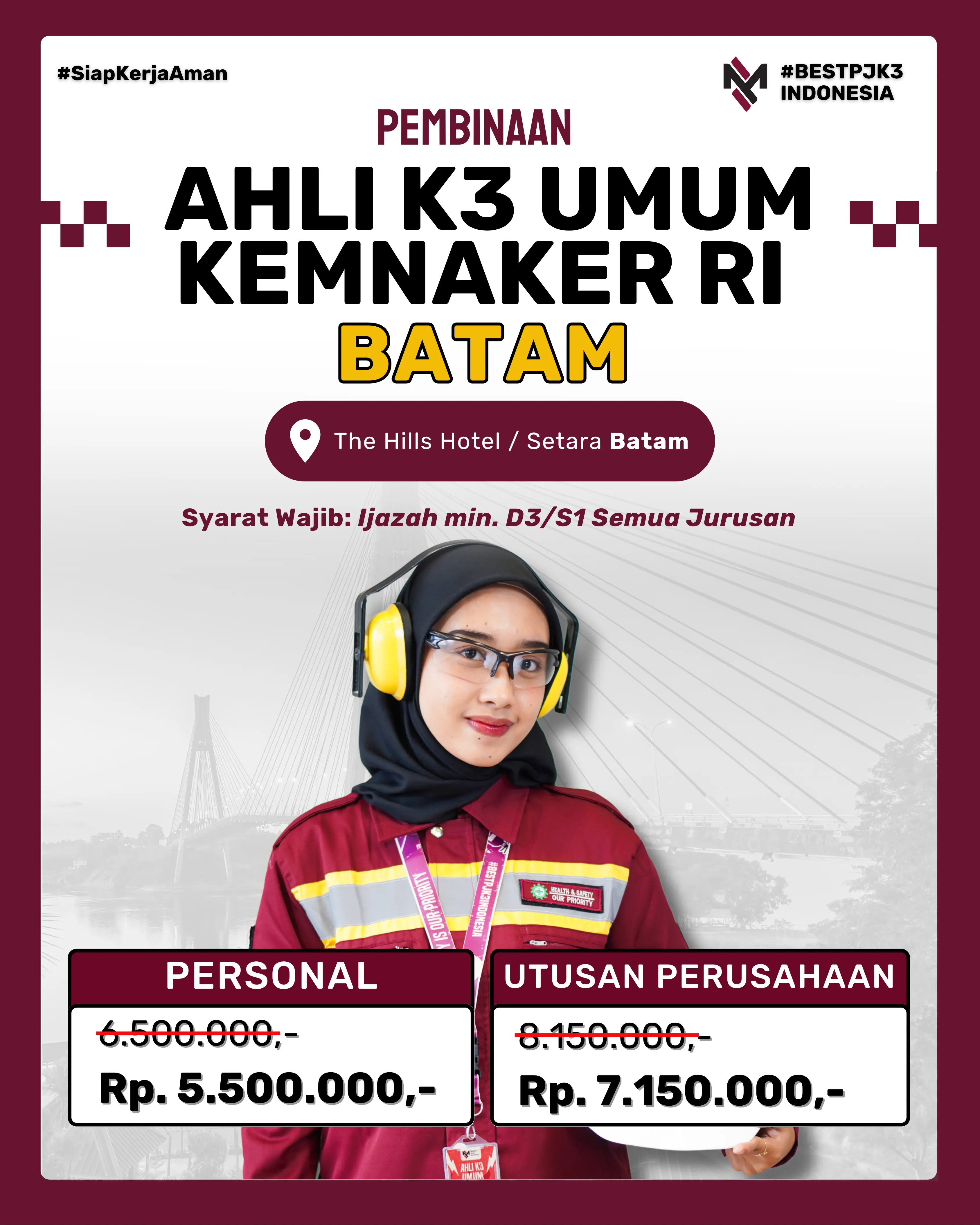 pelatihan ak3u batam