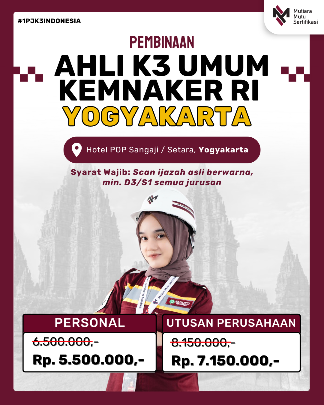 AK3U YOGYAKARTA KEMNAKER