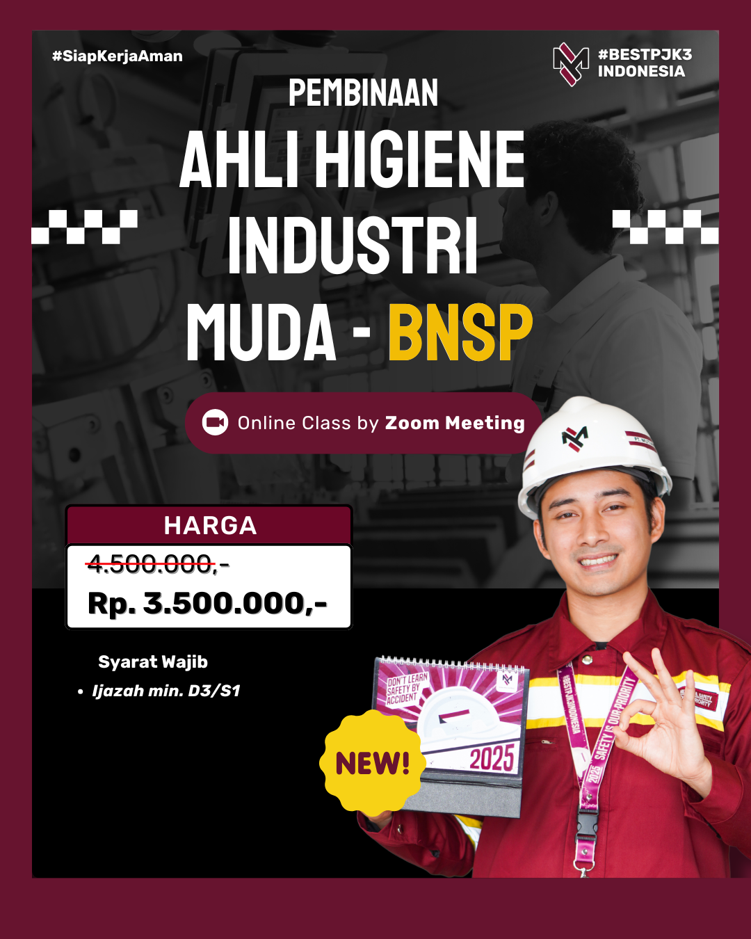 HIGIENE INDUSTRI MUDA (HIMU) Sertifikasi BNSP
