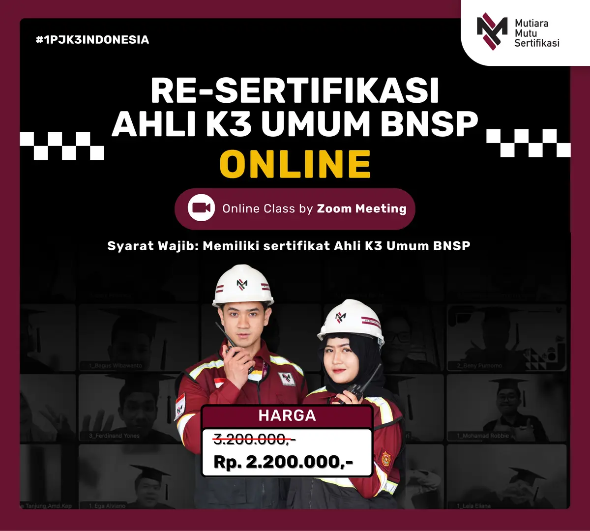 RESERTIFIKASI AK3U BNSP