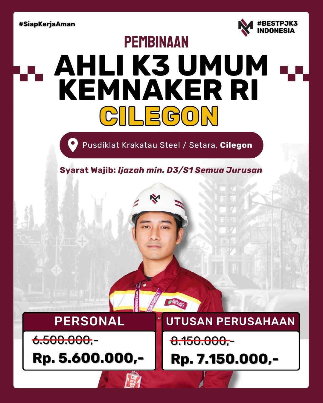 PELATIHAN AK3U CILEGON KEMNAKER