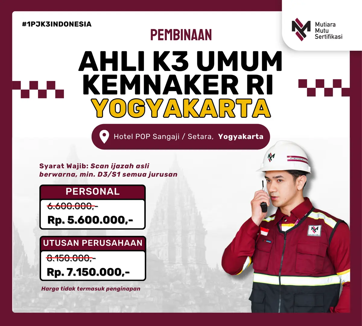 AK3U YOGYAKARTA KEMNAKER