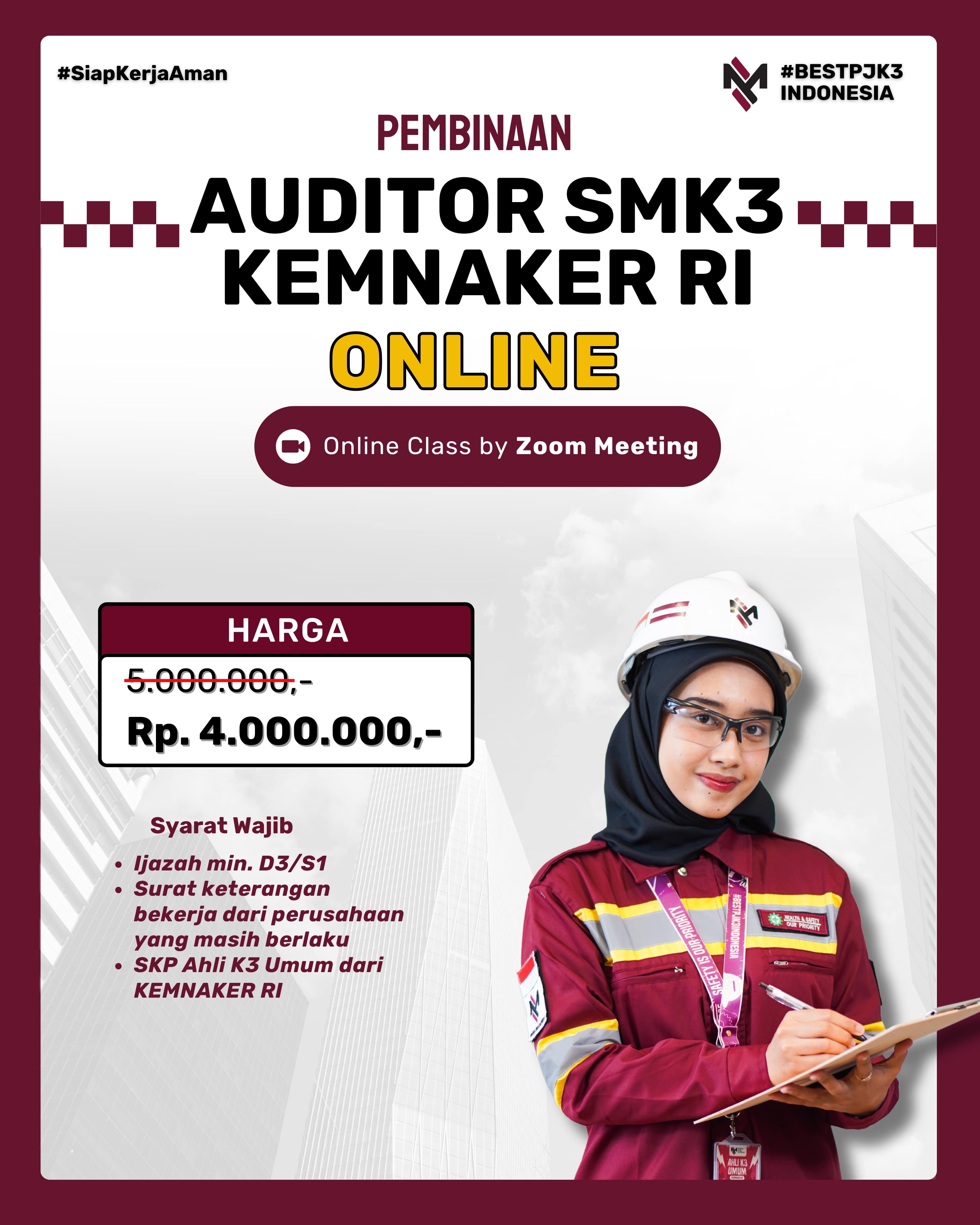 pelatihan smk3 auditor
