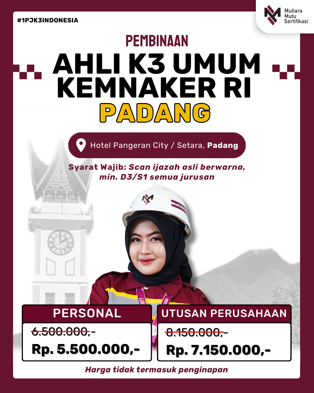 AK3U PADANG KEMNAKER