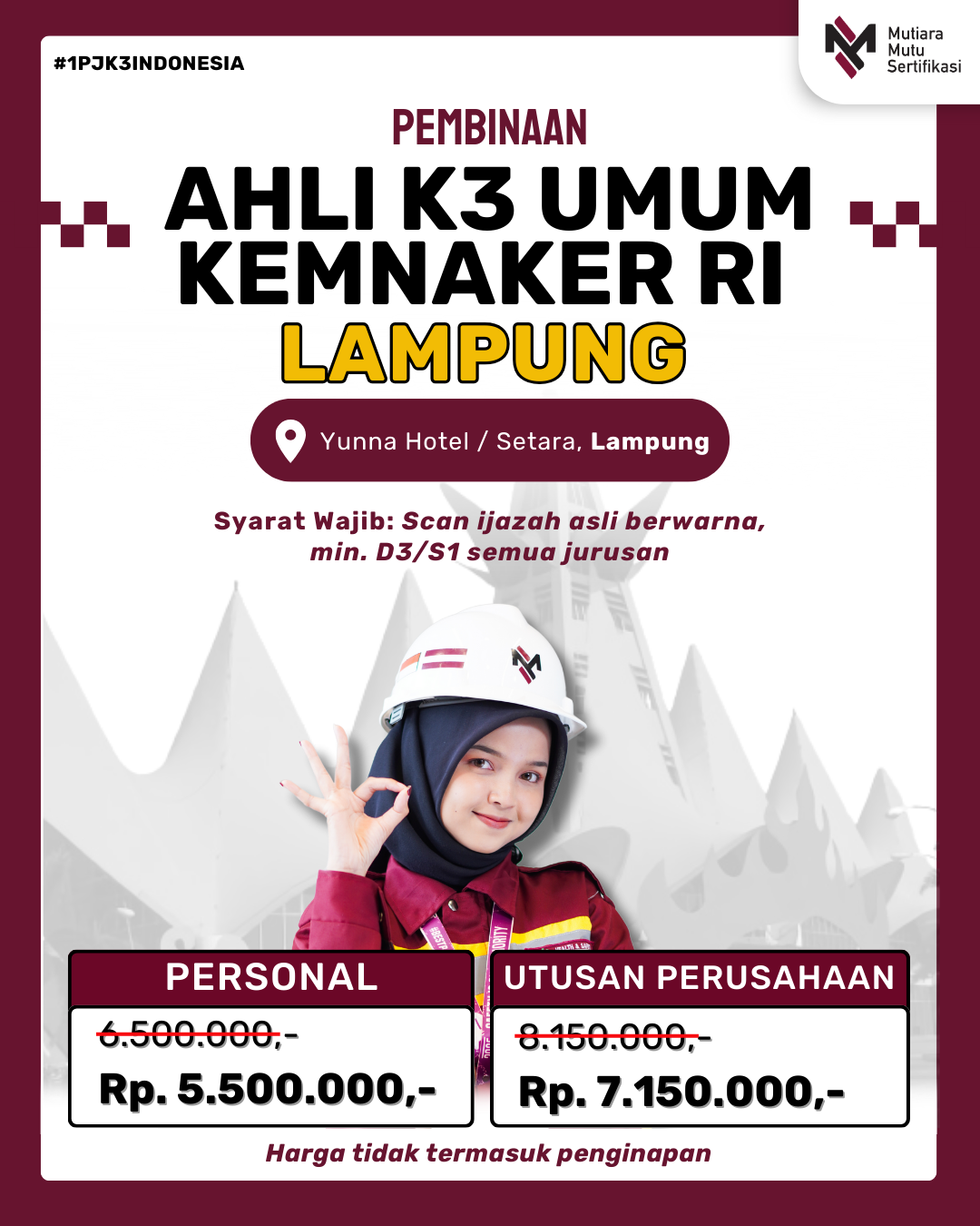 AK3U LAMPUNG KEMNAKER