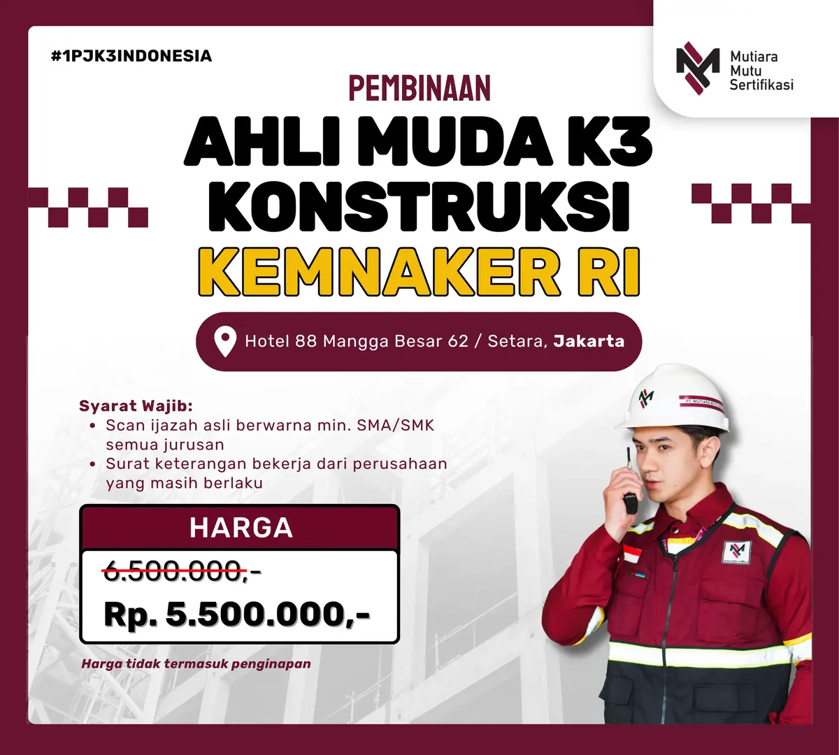 AHLI MUDA K3 KONSTRUKSI