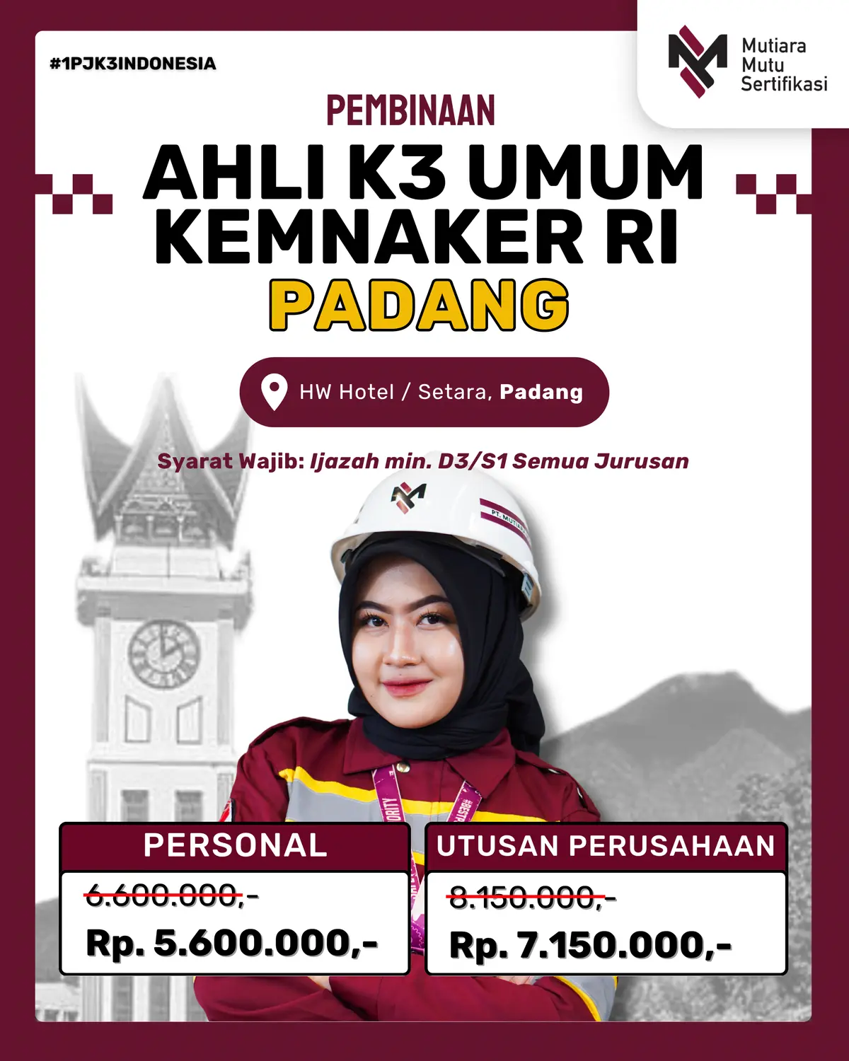 AK3U PADANG KEMNAKER