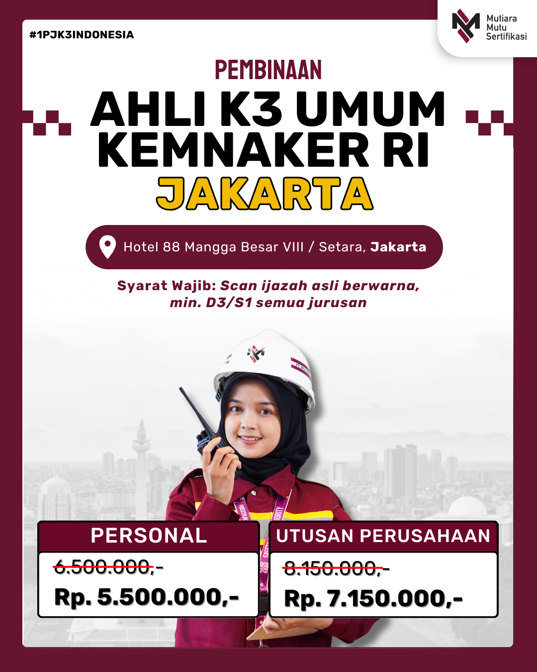 AK3U KEMNAKER JAKARTA