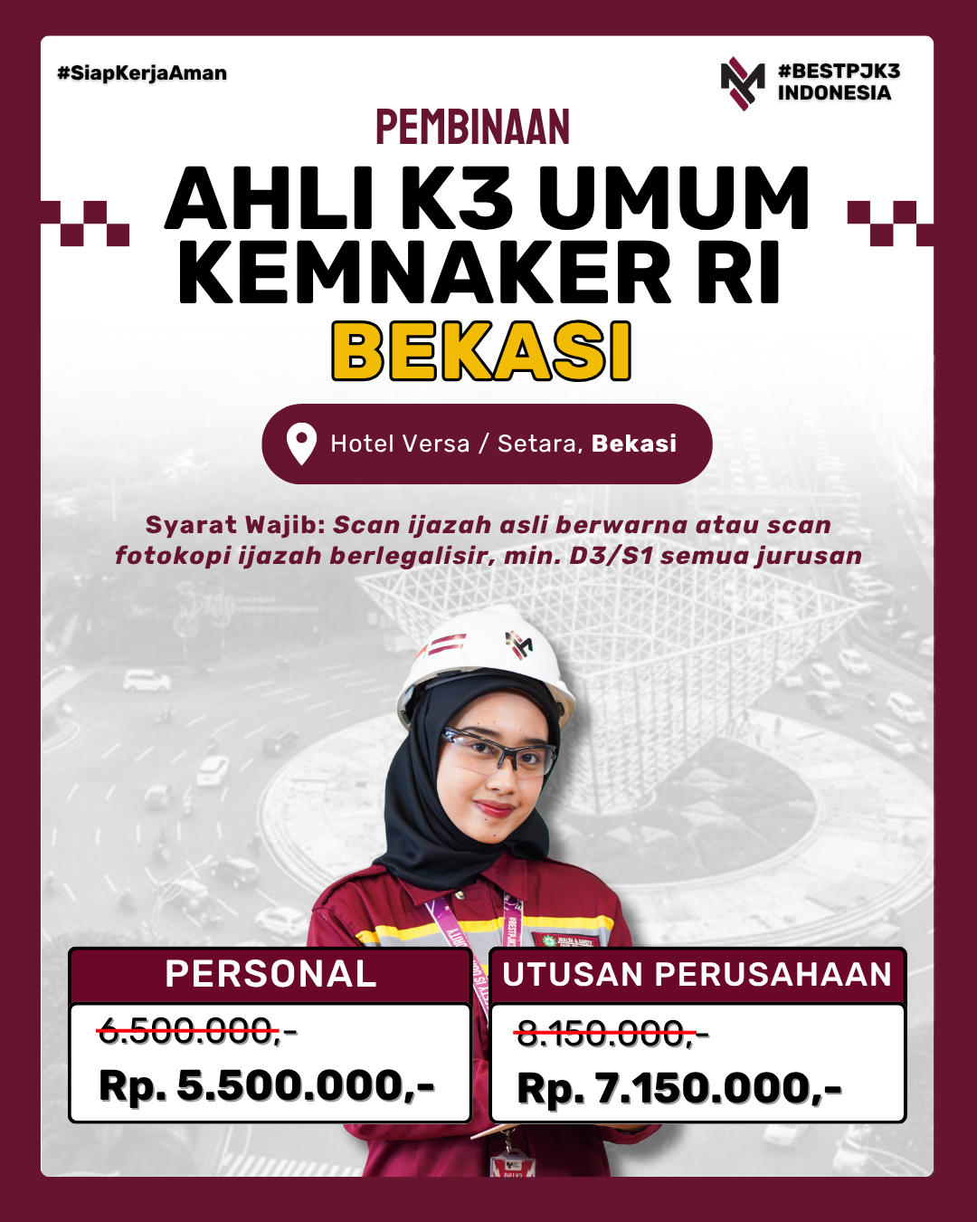 AK3U KEMNAKER BEKASI