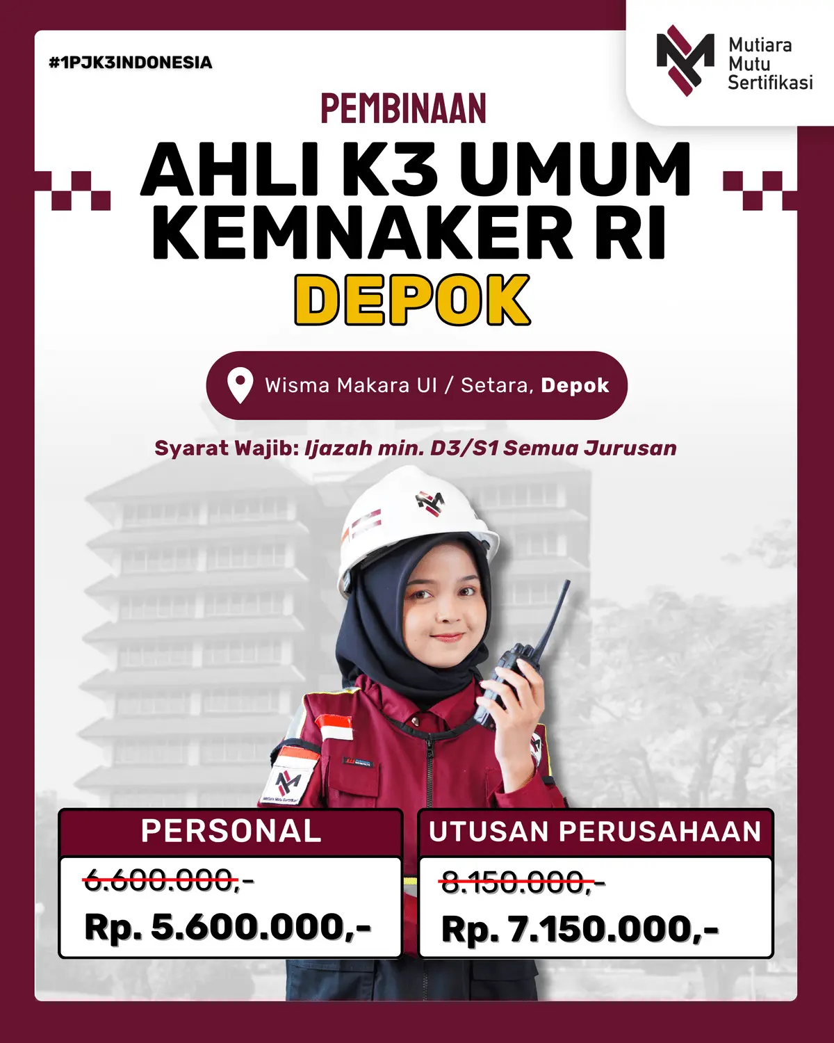 AK3U KEMNAKER DEPOK