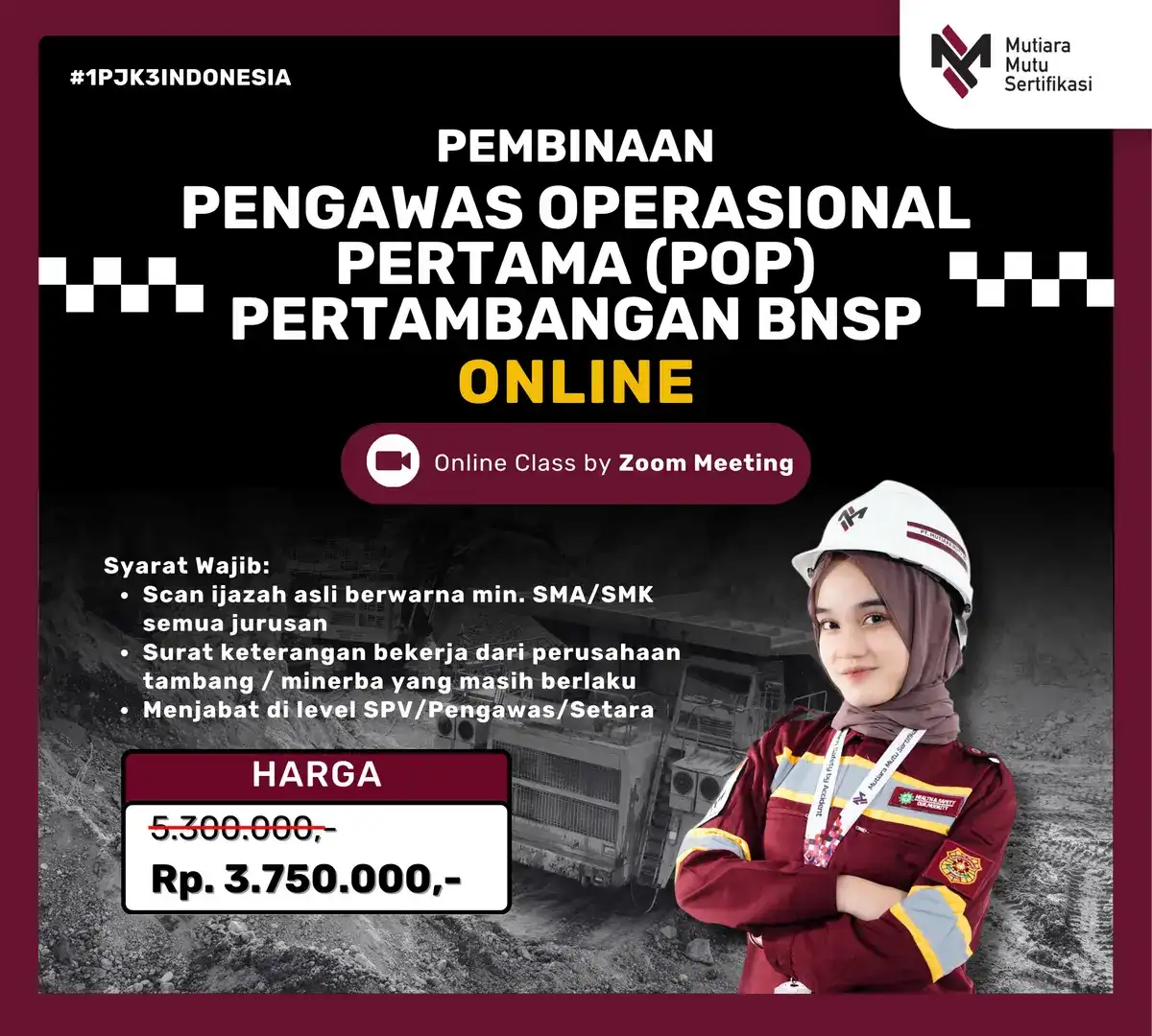 POP PERTAMBANGAN BNSP