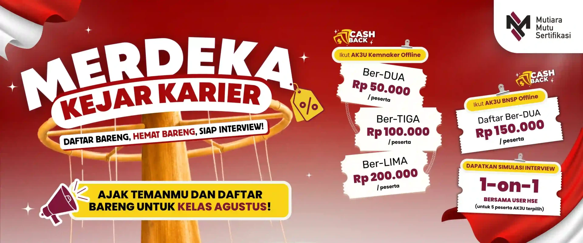 merdeka kejar karier