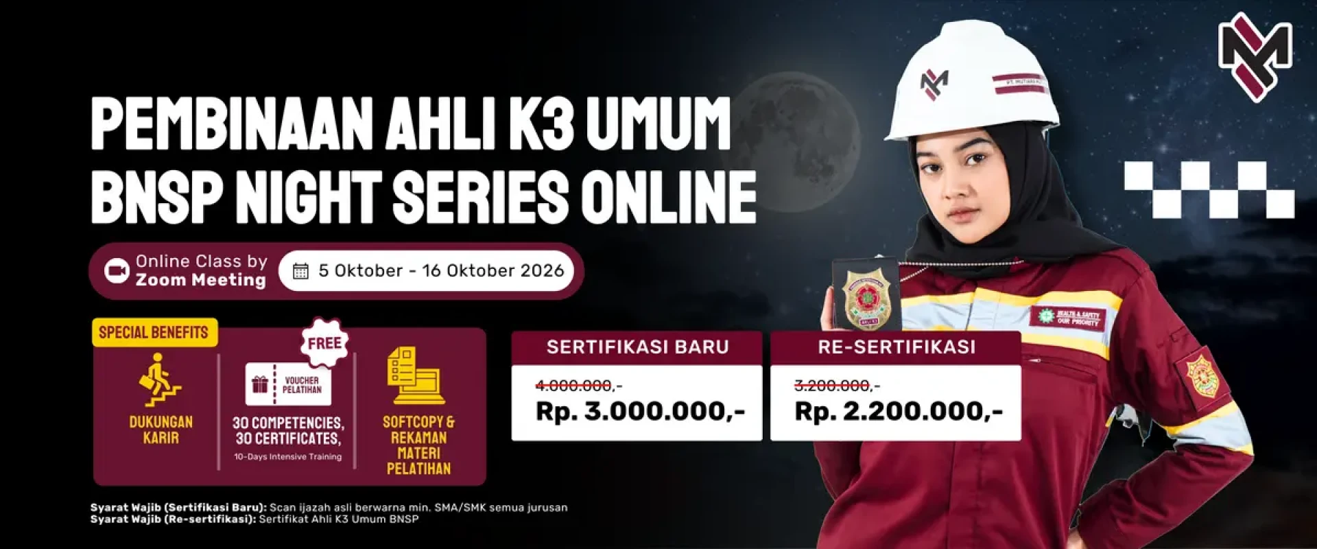 ak3u bnsp night series oktober